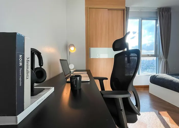 200m To Bts L Workspace L Kitchen L Sauna 公寓 曼谷